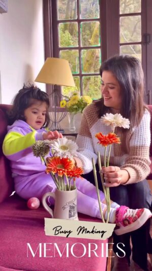Shweta Sood Instagram - As your kids grow they may forget what you said, but won’t forget how you made them feel.
.
Location: @iriscottagedalhousie 
.
.
#AnayaSood
#dalhousie #shwetasood #punjabibrizzle