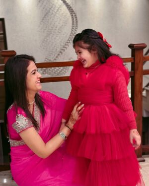 Shweta Sood Instagram - Anaya is all set for her Massi’s Wedding…! 🧿❣️🧿
.
#AnayaSood