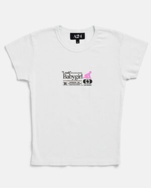 Sky Ferreira Instagram - Wanna be the babygirl? Now in the Shop: Babygirl x Sky Ferreira “Leash” Baby Tee and Dog Leash to celebrate Sky’s hit single from the soundtrack. Babygirl Tee trio and Crewneck also restocked!