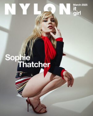 Sophie Thatcher Instagram - A hardened teenage castaway-turned-cannibal, a devout missionary caught in a twisted test of fate, and sci-fi’s reigning Final Girl who survived a bloody cat-and-mouse game – @soapy.t promises she's normal off-screen. In reality, she’s nothing like what her eerie roles in @yellowjackets, ‘Heretic’, and ‘Companion’ would suggest: “Bubbly, yeah – people don’t expect that.”

Sophie Thatcher is NYLON’s March It Girl – at the link in bio, the actor-musician talks twisty roles, carrying the ‘Scream Queen’ label, and her upcoming debut album.

Photographer: @chloehorseman
Stylist: @stephmariasanchez
Editor in Chief and Writer: @mccarthylauren
Hair: @peterbutlerhair
Makeup: @carolinadali 
Production: @kii.brown @danielledsmit
Associate Director, Photo & Bookings: @jackamomooo
Talent Bookings: @specialprojectsmedia
SVP Creative: @karen.hibbert
Shot at @blondeandconyc