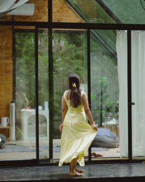 Sowkya Reddy Instagram - Serene glamping vibes in Chiang Mai 🌿✨ We absolutely loved our stay at Norden Glamping, complete with an outdoor jacuzzi and the most calming atmosphere. The people here are so warm and welcoming—it made the experience even more special. Highly recommend this gem if you’re visiting Chiang Mai! 🏕️💚
Wearing : @bohemiansoul.official 
#GlampingGoals #ChiangMaiAdventures #NordenGlamping 
.
.
.
.

( Chiang mai , Thailand , Glamping , norden glamping , Thailand stays , unique stays , nature )