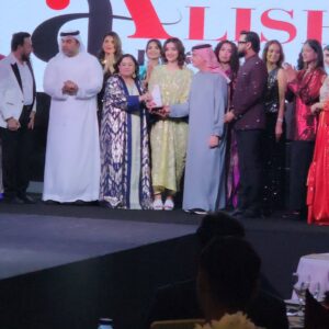 Sowmya Menon Instagram - Thank you @gmhevents for the wonderful honor and recognition at the Modern Mongolia Business & Cultural MiddleEast Excellence Awards 2025. A heartfelt thank you to Ms. Shabnam Kazim Ma'am for this prestigious honour and the genuine love and attention ❤️❤️
Truly happy and honoured to be a part of the amazing @alishapparels family as the showstopper 😇💫

#HonorAndGrateful