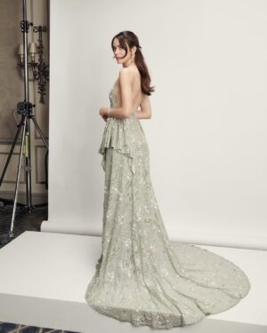 Stacy Martin Instagram - Because this dress by @nicolasghesquiere @louisvuitton was so perfect to bring my character of Maggie to the BAFTAs. Thank you @lancomeofficial for the wonderful and glamorous night and to all my team for making this red carpet a very special one 🩷🤍💚 #skincare #makeup
