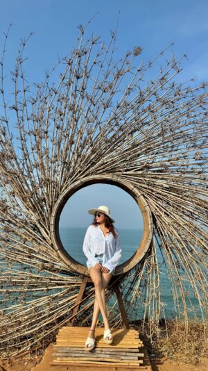 Sudeshna Biswas Instagram - 🌊 Wake up to the sound of waves at The Cape Goa! 🌴✨

Nestled by the stunning Cabo de Rama Beach, ocean-facing cottages offer the perfect blend of luxury and tranquility 🛁

Enjoy complete privacy, a fully stocked minibar, and breathtaking sea views right from your terrace!

@thecapegoa @dineatthecapegoa