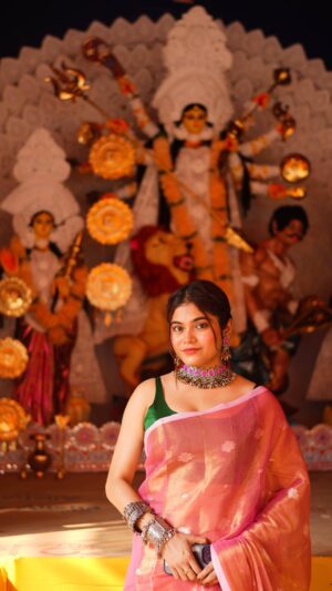 Sudeshna Biswas Instagram - Pujor saj @nivaha.creations 

#durgapuja2024
