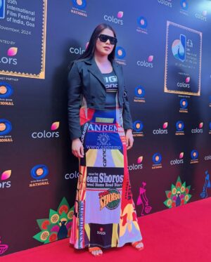 Sumaiya Shaikh Instagram - Sitaron ki sham! ♥️ @iffigoa @esg_goa ⭐️

Wearing:- @savana 🌈

#sumaiyashaikhofficial #goa #iffi #goa #filmfestival #india #entertainment #modellife #influencer #fashionmodelindia #esg #instalike #model #lifestyle #bollywood #celebrity #yolo #colors #ting