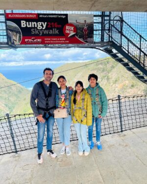 Sunita Marshall Instagram - The most amazing day today at Storm river suspension bridge #stormsriversuspensionbridge and Bloukrans bungy bridge #bloukransbungy 

@hassan.ahmedofficial