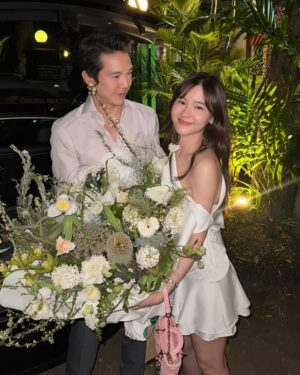 Sushar Manaying Instagram - Happy Valentine’s Day kaa :) 🤍💕 รักนะค้า 🫶🏻🥰