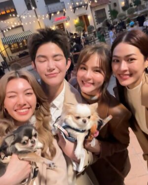 Sushar Manaying Instagram - คิม พาย แวะมาส่งทุกคนค้าบบบ 🥰💕เมื่อวานใจซ้อนรัก🌈  อิ่มเอิมหัวใจสุดๆ 🥰 #ใจซ่อนรัก #ใจซ่อนรักตอนจบ #secretofustheseries #คิมพาย
