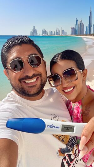 Swati Verma Instagram - From 𝗧𝗪𝗢 𝗟𝗜𝗡𝗘𝗦 to 𝗧𝗪𝗢 𝗛𝗘𝗔𝗥𝗧𝗕𝗘𝗔𝗧𝗦... Isn’t it wild? 💕 We’re expecting 𝗧𝗪𝗜𝗡𝗦! Somebody, please pinch us... 🧿😇

Life’s taking us on a new, breathtaking ride. Our world is 𝗗𝗢𝗨𝗕𝗟𝗜𝗡𝗚 in the most beautiful way and our hearts are 𝗢𝗩𝗘𝗥𝗙𝗟𝗢𝗪𝗜𝗡𝗚 with joy.

Follow our journey @thenandatwins 👯‍♂️🫶🏻🍼💖

Sending a heartfelt shoutout to my Dr Esra Mejid, and the entire team at @kingscollegehospitallondon 🏥👩🏻‍⚕️! Their expert guidance and unwavering support have been invaluable throughout this incredible journey. Can't thank you enough!❤️

#TwiceTheBlessing #doubletrouble #thenandatwins
