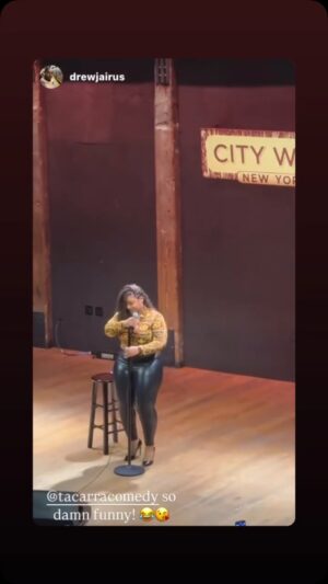 Tacarra Williams Instagram - WHERE DEM PANTS AT🤣🤣🤣.. THANK YOU NYC… I’ll be back soon. (To see my parents cause I’m from there)