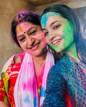 Tamanna Vyas Instagram - Colours of the day 🧿❤️ 

#holi2025 #happyholi