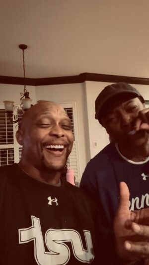 Tamara 'Taj' Johnson-George Instagram - This is my life living with an R&B singer @tajgeorge.😛Snowed in shenanigans, harmonizing one of our favorite songs by the group Intro!  #90style #90s #intro