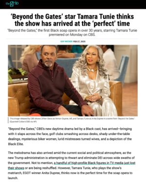 Tamara Tunie Instagram - Feels GOOD to know that you’re joining The Duprees daily for a sip of @beyondthegatescbs!

Perfect time for #teatime! Go on ahead and tune in to #beyondthegates today. 

And tell ‘em Tunie sent you. 😉😊

#grateful
