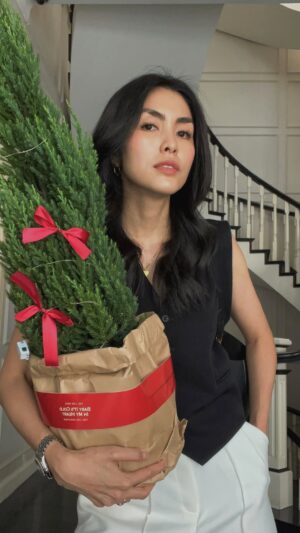 Tang Thanh Ha Instagram - Sáng ra đã có 🎁 🎄! 

Thank you em @hellytong & @theyenconcept