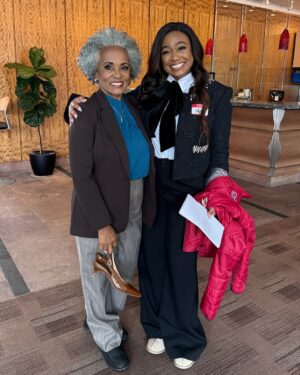Tatyana Ali Instagram - Who watched #AbbottElementary last night?! I had a ball playing alongside the fabulous Ms.Shirley! Hair goals for real!!