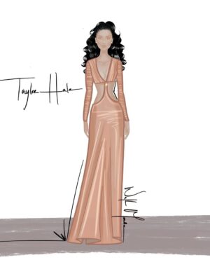 Taylor Hale Instagram - HELLO AGAIN, GRAMMYs!

I’m still short circuiting but just imagine this being a big long caption about how dreams come true when you don’t give up on yourself. 

I’ve had @waltercollection gowns saved in my favorites folder for YEARS and now he dressed me for my dream job? HELLO? Can we talk about the back?!

My phone’s on DND. I’m on cloud 9. More to come ✨
