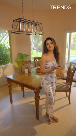 Teju Ashwini Instagram - I’m that girl—serving looks, owning every vibe, and doing it effortlessly with #TRENDS! 💃✨

From bold to breezy, chic to glam—no matter the mood, the fit is always on point. 

Which look is your fave? Drop a 🔥 in the comments! ⬇️

#StyledWithTRENDS