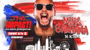 Tessa Blanchard Instagram - #TNAiMPACT is TONIGHT at 8/7c on AXS TV in the US, Sporstnet 360 in Canada and TNA  around the world. Use the code TNAFREE for one free month of TNA ! 

- Oba Femi and The Hardys vs. The System 

- Tessa Blanchard must wrestle or she'll be FIRED! 

- Spitfire vs. Ash and Heather By Elegance for the Knockouts World Tag Team Titles, the losers must become the winners Personal Concierge for 24 hours 

- Mance Warner vs. Sami Callihan 

- Frankie Kazarian vs. Ace Austin 

- Steve Maclin vs. KC Navarro 

- Mike Santana in action