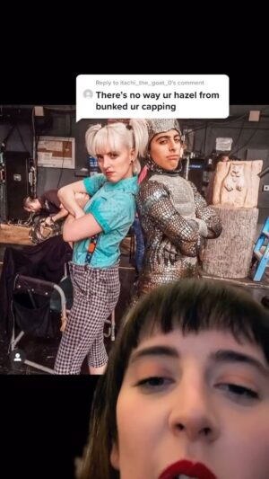 Tessa Netting Instagram - I never thought Hannah Montana was believable until I went on Tiktok and the children on there refused to believe that I played Hazel because my hair was now brown 😂😂😂 #disneychannel #bunkd #hazel