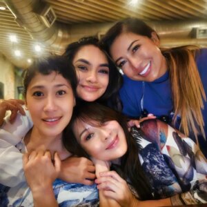 Tiara Jacquelina Instagram - When girlfriends meet, it’s a little bit of magic. No masks, no walls, just hearts open, stories, laughs and it feels like home. And that's magic ✨ 

Thanks for making time sayangs 🩷 Needed that sister love today especially.