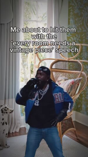 Tiffany Brooks Instagram - Magic happens when old meets new, trust me. 

.
.
.

#timelessdesign #itsallaboutbalance #kendricklamar #interiordesignmeme
