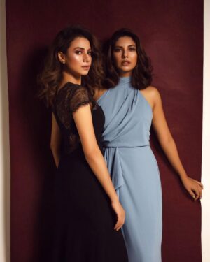 Tooba Siddiqui Instagram - 🖤 always ready .. @sunitamarshallofficial  makeup by💄the brilliant @ericgillofficial 📸by @razajaffriofficial