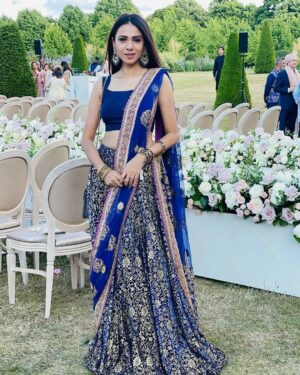 Tooba Siddiqui Instagram - Day 2 of the beautiful wedding of #pallavish wearing my fav @umarsayeedcoutureofficial ❤️❤️#pallavish #london#londonlife#weddings#kensingtonpalacegardens