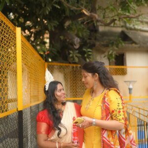 Triparna Bandyopadhyay Instagram - Briddhi 🥰 
One of the most essential ritual of any Bengali marriage. Had a dreamy day and this part of my wedding is closest to my heart ❤️
#bt #bishchalatriplene #wedding2024 #bettertogether #bridhi #briddhi