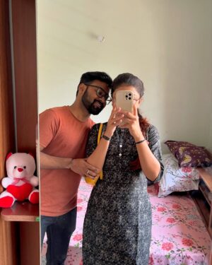 Triparna Dey Instagram - We see a lot of couple videos, pictures on internet, but we all know that there’s a lot of reshoots, edits and scripts behind that one perfect post. No one is insta worthy picture perfect but still there are some moments which are actually candid, random and special just like these ones. 
On your birthday I want to say thank you for existing, Thank you for loving my flaws , thank you for tolerating this arrogant, stubborn and egotistic girl, HAPPY BIRTHDAY to my love ♥️ I know you are gonna tell me “I love you” so yeah I love you too 😘♥️🫂