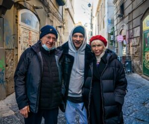 Trudie Styler Instagram - Some treasured behind-the-scenes moments from Posso Entrare? An Ode to Naples. This film captures the spirit of a city that means so much to me. Now, you can experience it too, streaming in the US on @Hulu. #tbt #PossoEntrare