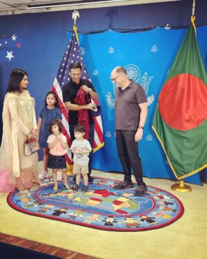 Umme Ahmed Shishir Instagram - It was great meeting USA ambassador to Bangladesh peter Haas! Very well spent afternoon playing both cricket and baseball the challenge between the ambassador and Shakib was definitely a sight to behold. Thank you for having us truly humbled by the hospitality!