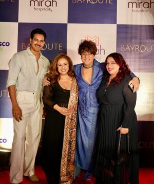 Vandana Sajnani Instagram - Hosted the beautiful launch of the spectacular @bayroutedining ❤️.
An experience of the finest Turkish and Lebanese food , clearly the best in the country. The interiors and the decor along with the lighting takes you back to a beautiful old world Mediterranean charm ❤️.
The food is a gastronomical delight with the most healthiest options one could imagine. 
The lovely evening was attended by so many lovely people and each one had personally shared their memorable experience. The live music set the perfect ambience . It was truly a perfect day ‘Womens day’ where my dear @jaspinder_narula ji the amazing singer who recently won the Padmashri award , impromptu sang a few songs for us, joined in by @shwetapandit7 who too sang a couple of songs in her lovely voice  from the olden golden era. 
Sometimes an evening just flows towards perfection. 
And this was one of it ❤️.
And now Bayroute is at the hub NESCO in goregaon .. So all you lovely suburbanites what u waiting for 💝.
Go book a table soon and soak in the vibe . .
Thankyou all who came even on the busiest day in the city with tons of events lined up. Means a lot ❤️.
Big hug.. 
In this post - 
@iridhidogra you looked stunning n I’m so glad u and ur family enjoyed it❤️.
My stunning friend  @urvashiamrrahs , my darling @lostboyjourney , the beautiful people  @barkhasengupta @omkarkapoor @ashishsharma02 @rohitkverma @anupamavarmaofficial @hunarhale @tanya_satish @rajivroda @priyankaramsay @umeshpherwani @rinka_2610 @kavittasinghrana , Rakesh and Tanya Kothari , @surbhishweta @winnie1686 and Ofcourse my family @rajesh_khattar @madhusajnani @kabirluthria @dineshsajnani ❤️.
.
.📸 @_rahul_dyno