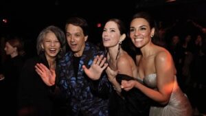 Vanessa Rubio Instagram - So many beautiful moments from @cobrakaiseries final premiere 🤍 Blissful night