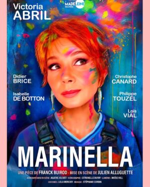 Victoria Abril Instagram - Peindre pour l’amour de l’art, essayer d’en vivre ou d’en survivre, Claudia n’en demande pas plus !

Surtout que c’est son mari qui l’entretient, fasciné par cette femme si talentueuse !
Mais quand l’entreprise de sardines Marinella va proposer un gros chèque à Claudia pour utiliser ses peintures, le dilemme va être terrible !
Vendre son âme au diable ou rester une artiste incorruptible ? Faust n’est pas loin...

Du mercredi au samedi à 21h
Les dimanches à 17h

Théâtre de la Madeleine. 18 rue de Surène 75008 Paris.
Lien billetterie dans la description.