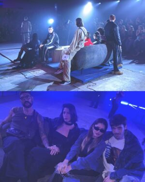 Victoria Saravia Instagram - Hot 💦 #Random x @harveywillys debut en #bafweek | El mejor show desfile que asistí en cuanto a propuesta, lugar, estilismo y música . Me hace muy feliz ver amigos crecer. 13/3 presente !