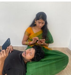 Vijayalakshmi Instagram - The connection was not 
made on March 13th, 2001.
It reaches back 
winding through time.
Unseen threads 
stretching beyond.

When I met you, 
I found myself.
You raised me,
Unfolded me,
Watched me emerge a butterfly. 

And for selfish reasons, 
I’m keeping you. 
No escape. 
You are trapped and 
tangled in love with me. 

So As promised, 
We will be stars up so high,
As Forever twin diamonds in the sky. 

#25years #with #you 🤍