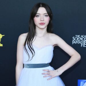 Violet McGraw Instagram - Thank you @saturnawards for having my sister @madeleinemcgraw and me present Best Horror Film. We had so much fun as usual! 

A very special thank you to our glam squad who always go the extra for us 💜
Hair: @_douglasjack 
MUA: @courthart1 
Stylist: @veronica.graye 

Jewels 
@gorjana
@maisonmiru

Dress
@betseyjohnson

A very BIG thank you to @sheratonuniversal for hosting me and Maddy and for making us feel extra spoiled 💜