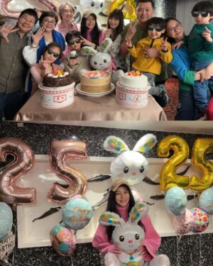 Vivian Hsu Instagram - 時間過的好快

不知不覺過完了第二個25

昨天剛好星期三 戶籍在台北的人
兒童新樂園免費入場 你不知道吧
（不用買票 得意的小確幸🤪）

感恩一路上小翅膀們的陪伴
25 25要感謝的人太多 一言難盡

我一如往常 認真的生活工作著
平凡的日常就是最浪漫的事了

忙著陪小孩 也收到了很多的祝福 
謝謝親愛的大家 感覺時間在倒數
人生還有好多未完成的清單
如果許的願望真的能實現
願平靜、平安、健康
願老天能給我更多的時間
祝我們永保童心 勇敢無畏💛

謝謝兒子1.5小時用心的DIY卡片
他說今年的生日蠟燭要用他做的

#兒童樂園免費入場好浪漫
#陪兒子坐我最害怕的雲霄飛車很浪漫
#徐媽母難日家人都在身邊很浪漫
#手寫卡片很浪漫#兒子做的生日蠟燭很浪漫 
#姐妹們陪在身邊很浪漫
#一起邁向下一個25

日本語バージョンはビビアン・スー公式X（旧Twitter）【VivianHsu Official】をご覧ください。公式LINEアカウント【@vivianhsu】もよろしくお願いします。