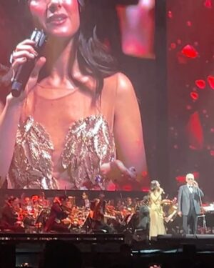 Viviana Gibelli Instagram - Un resumen de una noche mágica con @andreabocelliofficial 

Bravo!!! @nellaoficial  Tu voz fue otro regalo para todos. 

Nuestra Orquesta Sinfónica Simón Bolivar junto a Bocelli y un público que valoró este momento y quería más 👏👏👏

Mis Costillas?? Claro que me acompañaron…  Y yo feliz!!! Saben que esta música me conecta con su abuelo. Como pensé en ti papi. Te dediqué Nessun Dorma ❤️

Muy buena organización y espectáculo @invershow  @mitickera @grupotuandamio 

#andreabocelli