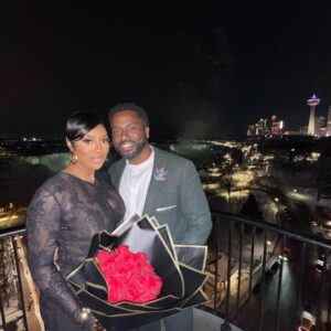 Wendy Osefo Instagram - Let’s grab dinner out of the country is indeed a love language. Our 16th Valentine’s Day together and you continue to raise the bar. I love you deep 🌹🌹