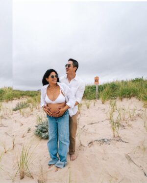Yam Concepcion Instagram - Our recent Montauk trip just got a little more special!🤰Huge shoutout to our very good friend @victoriaromulo for these amazing shots! Can’t wait to be back next summer with our little one.