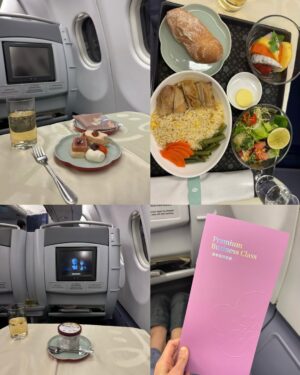 Yang Guang Ke Le Instagram - 第一次半夜✈️台湾❤️
在空中看到日出🌅真美🥰😍

#感觉幸福满满 #开启一直吃模式