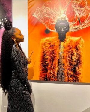 Yaya DaCosta Instagram - 1. There was so much gorgeous art on the walls of the gallery for @blackbeautyroster ‘s NY Fashion Week event. Black hair is art, indeed!
2. A little step and repeat in my little @normakamali
3. slinky dress link up
4. The Icon: IMAN @the_real_iman 
5. @ursulastephen created the hair looks for my first  ever Essence magazine shoot as a model. Bumping into each other and reminiscing about the magic we created that day on set, both early in our blessed careers, was such a sweet moment.
6. The throwback lewk in question!
7. time/space travel slinky dress link up with @zendaya 
8. Women who joyfully celebrate other women are my favorite. Instantaneous mutual appreciation of inner and outer beauty is goddess behavior.
9. The one and only, the master of all things hair, and one of my besties @chiomanvhair 
10. With the beautifully fierce women of @lorealgroupe 
11. The color palette. The lighting. The hair. The makeup. The styling. The timing. The subject. The observer. The experience. All of these are Art.
12. Met so many beautiful souls.
13. Pattern.
14. Future pulling.
15. The bussdown for natural girlies has arrived. Thank you, @evebyboz !! 💁🏾‍♀️
