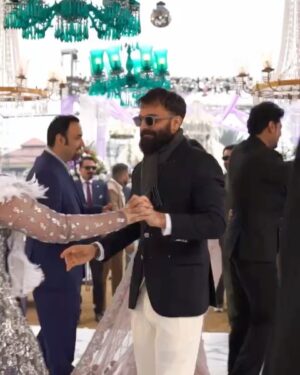 Zara Noor Abbas Instagram - Ufhhh This day was more than just a wedding - it was a celebration of love, family, and resilience. Despite the rain’s best efforts to dampen our spirits, we persevered and made this day unforgettable. 
Somethings I’ll never forget - running in and out of halls in the coldest day of Lahore, having rain washing away the decor and food stalls - watching my little brother become a husband and making sure his lady love was okay. The rain may have tried to ruin our perfect plans, but it only made this day more memorable. I’m so so grateful for the love and support of our family and friends who made this day so special. It would have been NOTHING without you all. My Event managers @zawaajevents and my @the_videographers Were the stars of the show. How they managed to capture everything and my Event person who made sure everything looked stunning even after the chaos. THANK YOU SO MUCH. Also a huge shout out to @ayesha.shoaib.malik for making my beautiful dress and giving me the perfect fit for my brothers walima. 

Apki shaaadi hogayeeee Amuuuu bhai, and Congratulations -  @ahmadabbasgill on finding your soulmate and @ssameen._ Welcome to the Family 🎉🥲 🫂🥲🧿🤍🪄