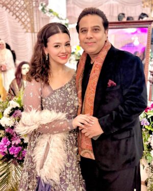Zara Noor Abbas Instagram - Ufhhh This day was more than just a wedding - it was a celebration of love, family, and resilience. Despite the rain’s best efforts to dampen our spirits, we persevered and made this day unforgettable. 
Somethings I’ll never forget - running in and out of halls in the coldest day of Lahore, having rain washing away the decor and food stalls - watching my little brother become a husband and making sure his lady love was okay. The rain may have tried to ruin our perfect plans, but it only made this day more memorable. I’m so so grateful for the love and support of our family and friends who made this day so special. It would have been NOTHING without you all. My Event managers @zawaajevents and my @the_videographers Were the stars of the show. How they managed to capture everything and my Event person who made sure everything looked stunning even after the chaos. THANK YOU SO MUCH. Also a huge shout out to @ayesha.shoaib.malik for making my beautiful dress and giving me the perfect fit for my brothers walima. 

Apki shaaadi hogayeeee Amuuuu bhai, and Congratulations -  @ahmadabbasgill on finding your soulmate and @ssameen._ Welcome to the Family 🎉🥲 🫂🥲🧿🤍🪄