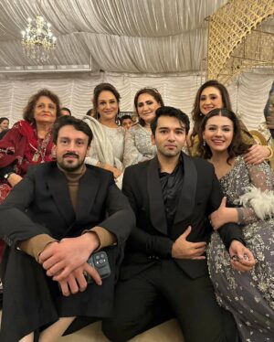 Zara Noor Abbas Instagram - Ufhhh This day was more than just a wedding - it was a celebration of love, family, and resilience. Despite the rain’s best efforts to dampen our spirits, we persevered and made this day unforgettable. 
Somethings I’ll never forget - running in and out of halls in the coldest day of Lahore, having rain washing away the decor and food stalls - watching my little brother become a husband and making sure his lady love was okay. The rain may have tried to ruin our perfect plans, but it only made this day more memorable. I’m so so grateful for the love and support of our family and friends who made this day so special. It would have been NOTHING without you all. My Event managers @zawaajevents and my @the_videographers Were the stars of the show. How they managed to capture everything and my Event person who made sure everything looked stunning even after the chaos. THANK YOU SO MUCH. Also a huge shout out to @ayesha.shoaib.malik for making my beautiful dress and giving me the perfect fit for my brothers walima. 

Apki shaaadi hogayeeee Amuuuu bhai, and Congratulations -  @ahmadabbasgill on finding your soulmate and @ssameen._ Welcome to the Family 🎉🥲 🫂🥲🧿🤍🪄