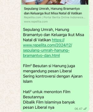 Zaskia Adya Mecca Instagram - Penutup akhir tahun 2024 yang manis.. setelah dari Portugal, kami memutuskan mampir ke Roma karna baru selesai nonton Gladiator 2 🤝 mumpung deket,  banyak sekali tempat iconik dan salah satu negara yang belum pernah tapi pengen banget ku datangin.. 

Beli tiket ke Roma 3 hari sebelum jalan, pas sampai ku lagi beberes airbnb baru tersadar “eh ini kan tanggal 24 desember! Berarti nanti malam akan ada ceremony di Vatican.. mumpung disini, kita liat langsung yuk seperti apa sih disana! Kan cuma 10menit dari tempat kita nginep!”

Akhirnya berangkatlah aku, hb juga Syb & Kala.. awalnya grogi “pake jilbab, join keramaian hari raya mereka di Vatican pula, gimana yaa..” taunya pas sampai sana banyak sekali turis berjilbab baik dr asia, arab juga benua lain.. 

Mau ngapain? Ya mau tau aja kaya apa sih suasana di pusatnya langsung.. aku suka banget mempelajari budaya, tradisi dan hal2 lain.. supaya semakin luas wawasan🤝 belum tentu terulang lagi juga kita sampai di Vatican di hari rayanya seperti skr..

Setelah 1,5jam join keramaian, ngobrol2 sama bbrp orang disana, menikmati suasananya, lihat live streaming di layar besar depan vatican bagaimana situasi didalam, akhirnya kami memutuskan kembali ke hotel.. ada bbrp orang bilang “tunggu 30menit lagii.. nanti akan ada uskup keluar memberi berkat” tapii krn bukan itu yang kami cari dan tangan sudah membeku maka langsung cari taxi… 

Tentunya, kawan media2an asal comot yang hobby bikin judul berita khas Indonesia dan pembaca yang mudah ter provokasi langsung menangkap moment tersebut untuk menggorengnya biar mantep😂 laper bgt mungkin mereka..

Tapi gapapa, berita buruk, fitnah dan hal2 seperti ini udah hal biasa buat kita.. krn paham ketika begini bukan kami yang rugi, perhitungan Allah akan adil di akhirat nantii 🥰❤️ nikmatnya menjadi muslim, ga usah repot ngurusin pembenaran dimata manusia..