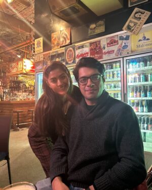 Zayn Marie Khan Instagram - How we went from two kids who definitely didn’t want to be actors to two theatre kids to now a THEATRICAL RELEASE is a twist that has Fate smirking, I’m sure. Loveyapa is in theatres! Watch my baby (lol) brother 😭 I’m proud, and I’m impressed. For the second time, welcome to the movies, Junnu! Love you.