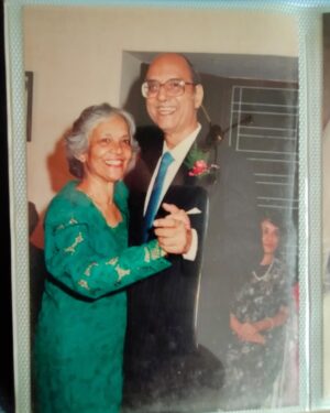 Zayn Marie Khan Instagram - The party is in heaven tonight, and I can’t even imagine the ruckus. A life fully lived and wholly loved!! Oh, my Papa! I can’t help grin through my tears that you’re reunited with your Edna - your best friend and your partner through it all. Your heavenly soul will not have a single second of silence or boredom. I can’t begin to say how much we’ll miss you - but it’s only until we meet again. Save a dance for me ♥️🎀👼🏽 105 years on Earth, forever in our hearts.